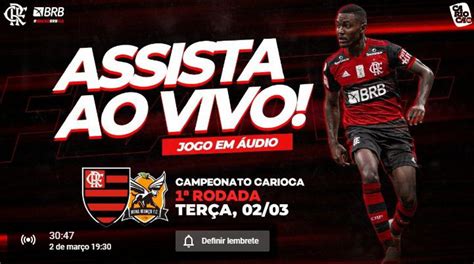 jogo do Flamengo transmissão ao vivo